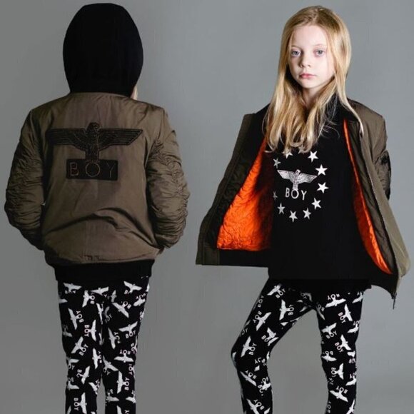 Boy London Eagle Paraglide Kids Bomber Jacket size 11-12 years - Picture 13 of 17